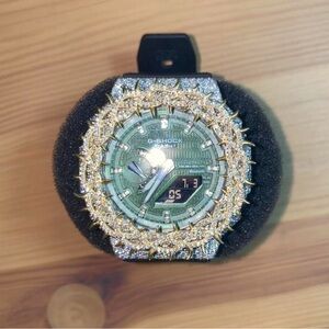 G-Shock Glittering Green and Gold Smartwatch